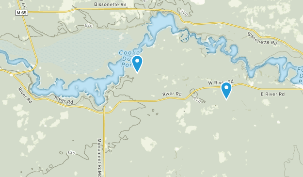 Oscoda, Michigan Map