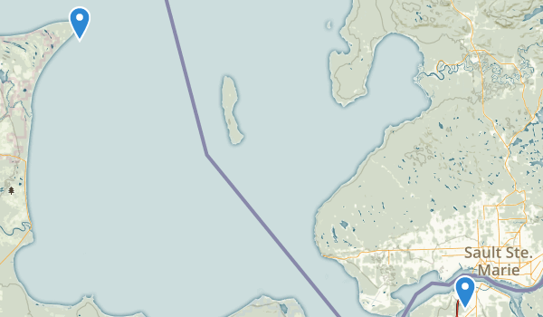 Paradise, Michigan Map