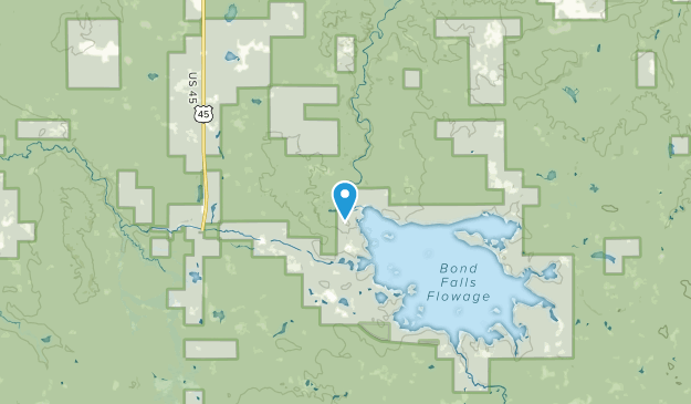 Paulding, Michigan Map