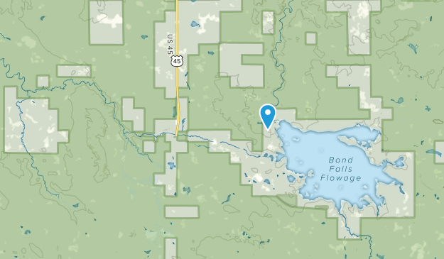 Paulding, Michigan Map
