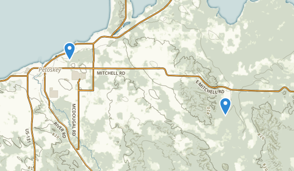 Petoskey, Michigan Map