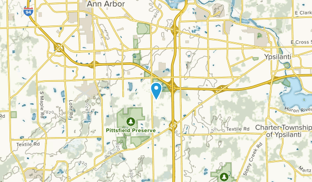 Pittsfield, Michigan Map