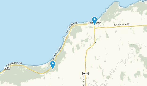 Port Austin, Michigan Map