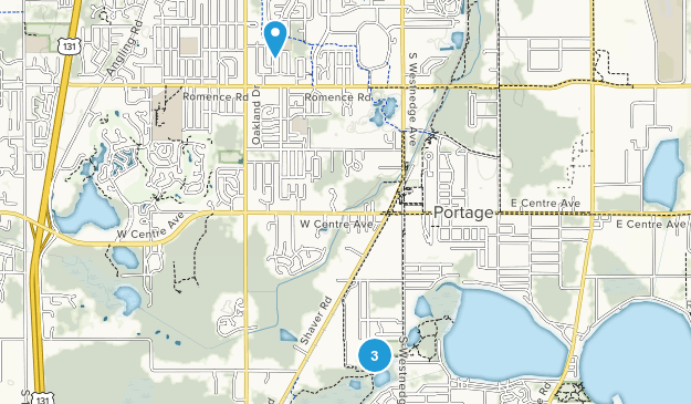 Portage, Michigan Map