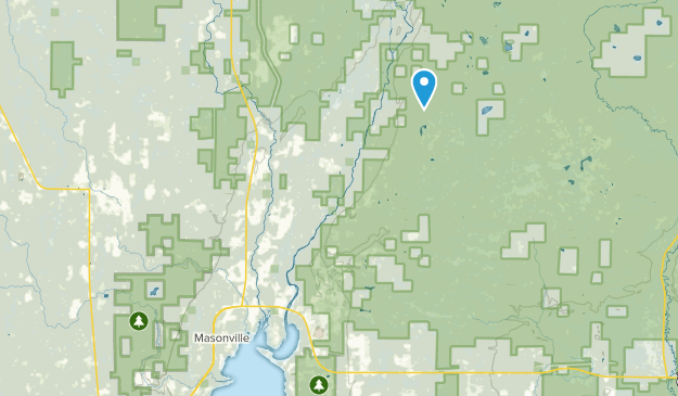 Rapid River, Michigan Map