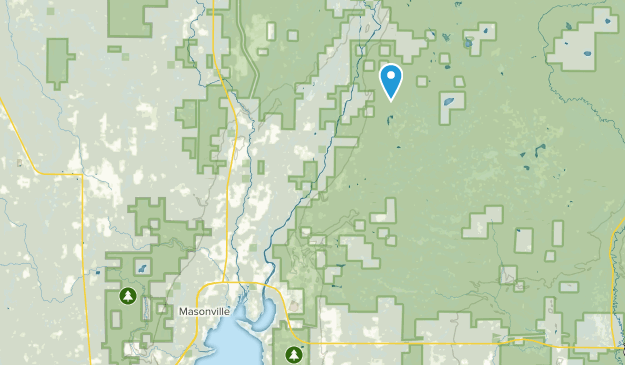 Rapid River, Michigan Map