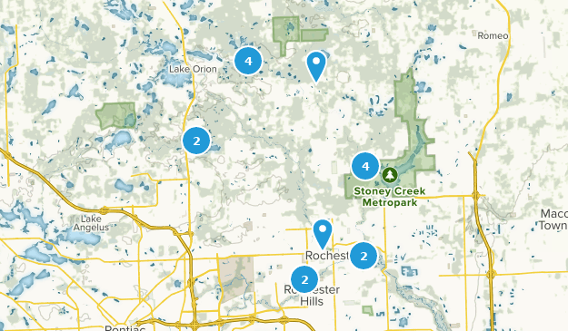 Rochester, Michigan Map