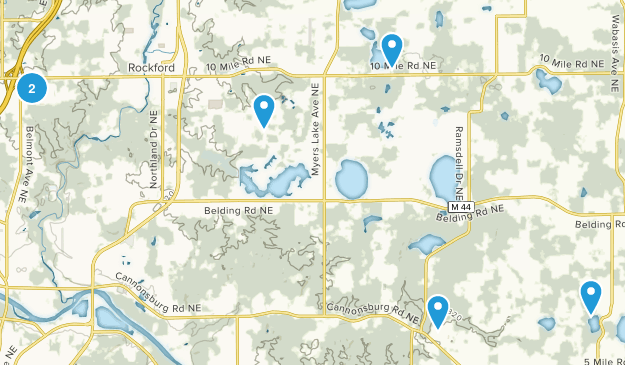 Rockford, Michigan Map