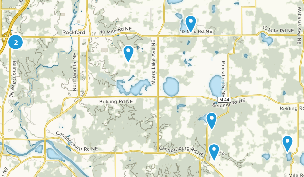 Rockford, Michigan Map
