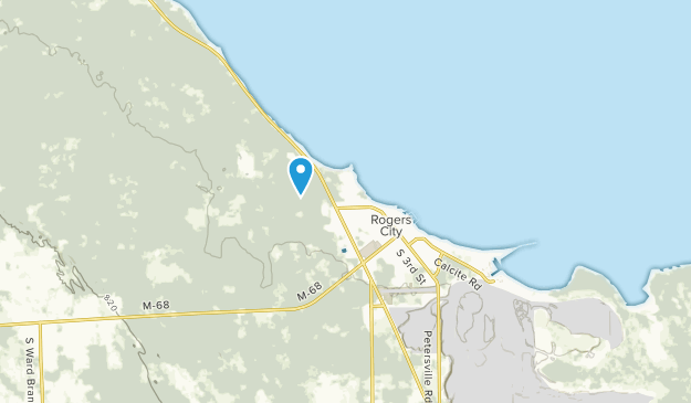 Rogers City, Michigan Map