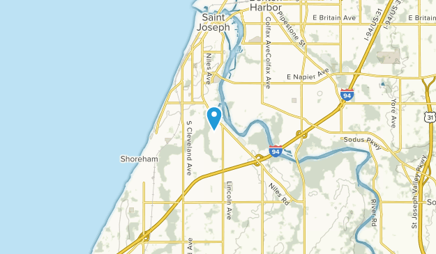 Saint Joseph, Michigan Map