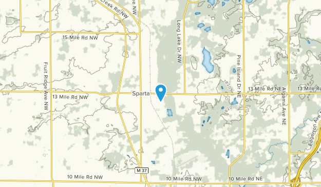 Sparta, Michigan Map
