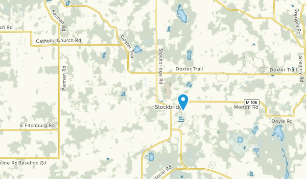 Stockbridge, Michigan Map