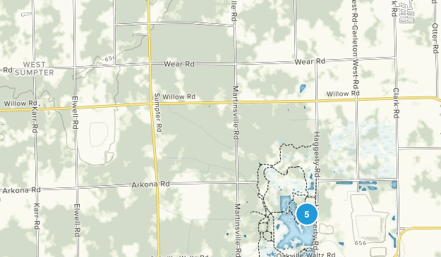 Sumpter, Michigan Map