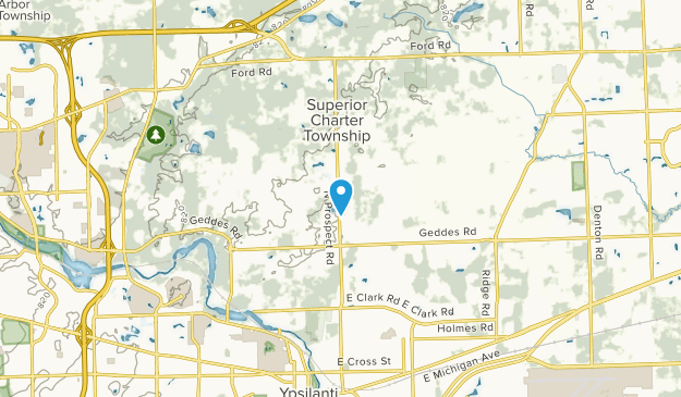 Superior, Michigan Map