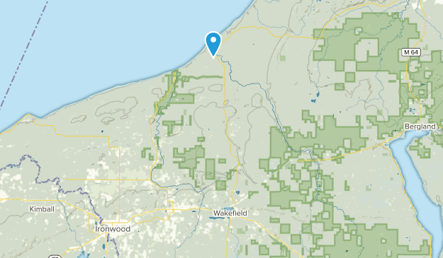 Wakefield Twp, Michigan Map