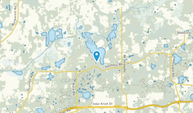 Waterloo Twp, Michigan Map
