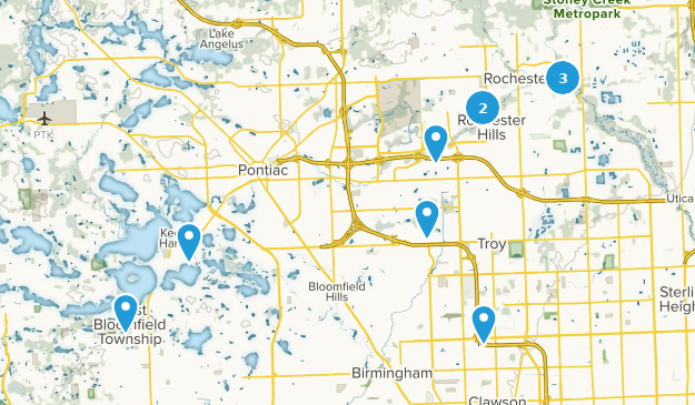 West Bloomfield, Michigan Map