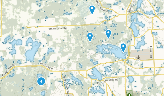White Lake, Michigan Map