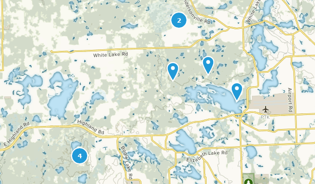 White Lake Township, Michigan Map