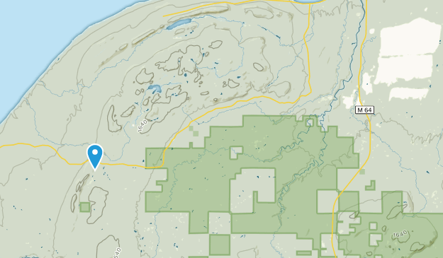 White Pine, Michigan Map