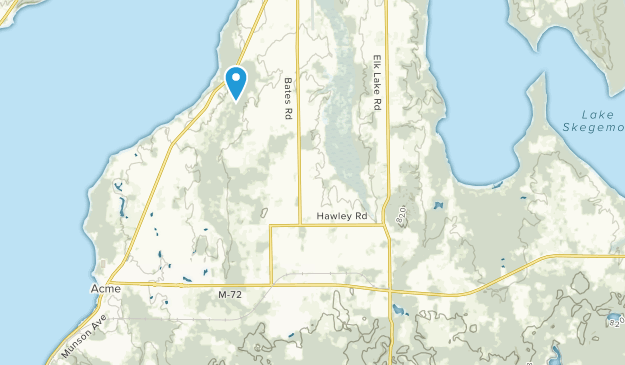 Williamsburg, Michigan Map