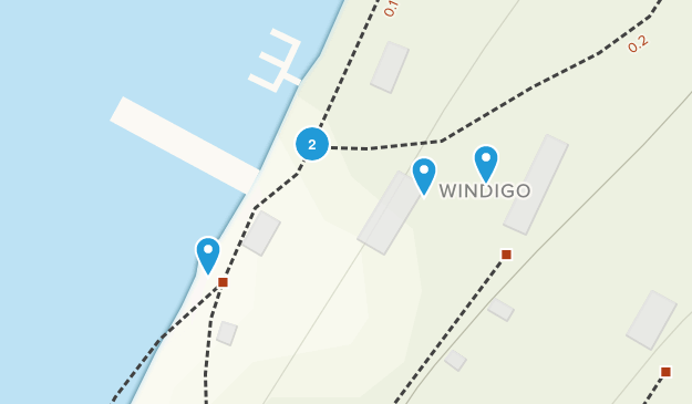 Windigo, Michigan Map