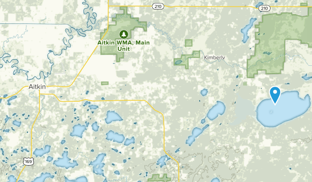 Aitkin, Minnesota Map