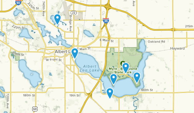 Albert Lea, Minnesota Map