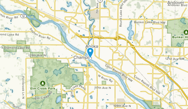 Anoka, Minnesota Map