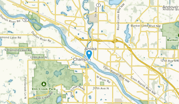 Anoka, Minnesota Map