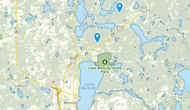 Bemidji, Minnesota Map