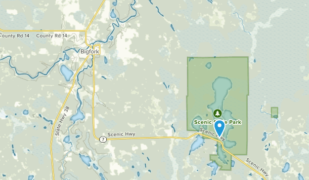 Bigfork, Minnesota Map