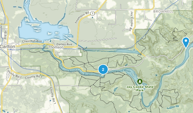 Carlton, Minnesota Map