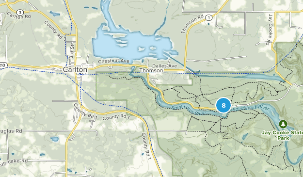 Carlton, Minnesota Map