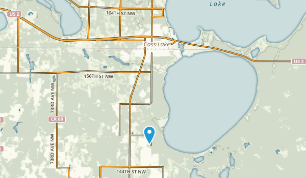 Cass Lake, Minnesota Map