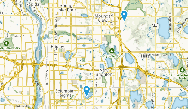 Columbia Heights, Minnesota Map