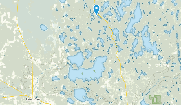 Deer Lake, Minnesota Map