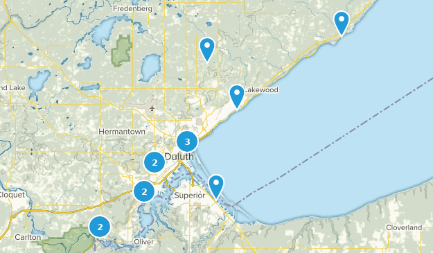 Duluth, Minnesota Map