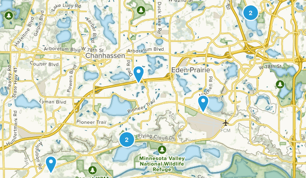 Eden Prairie, Minnesota Map