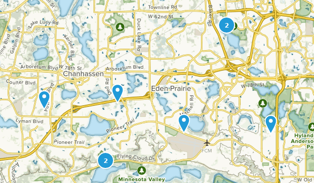 Eden Prairie, Minnesota Map