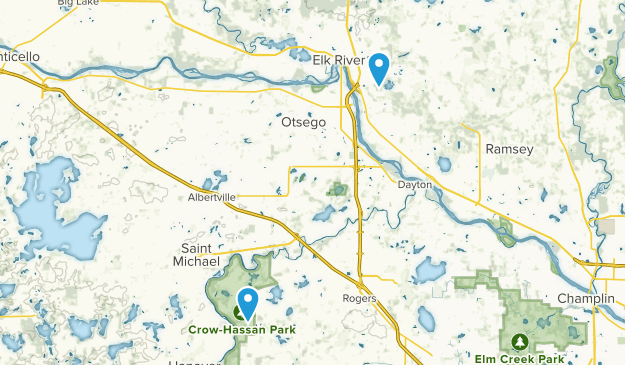 Elk River, Minnesota Map