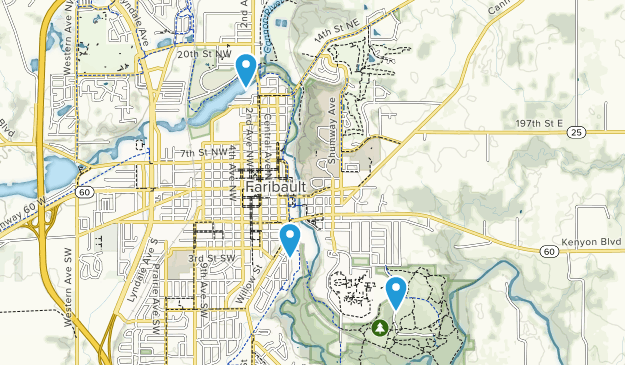 Faribault, Minnesota Map