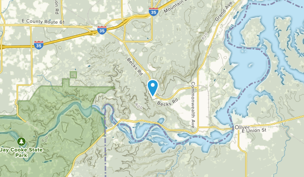 Fond du Lac, Minnesota Map