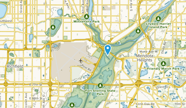 Fort Snelling, Minnesota Map