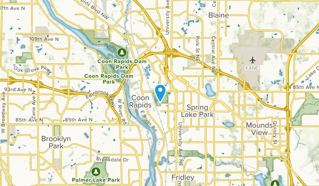 Fridley, Minnesota Map