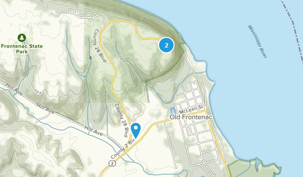 Frontenac, Minnesota Map