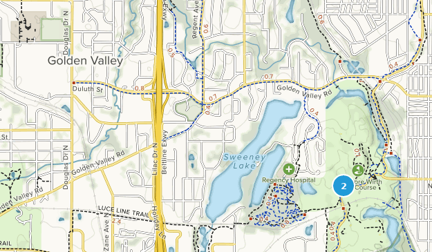 Golden Valley, Minnesota Map