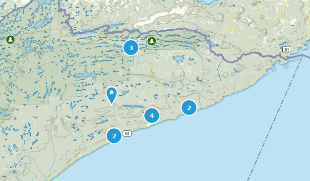 Grand Marais, Minnesota Map