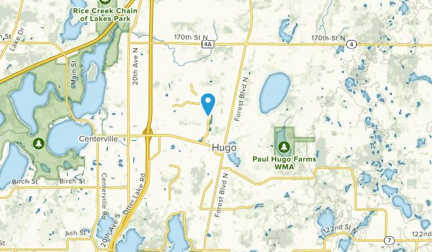 Hugo, Minnesota Map